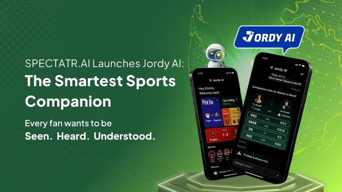 Spectatr.ai Launches Jordy AI: The Autonomous Agent Redefining Fan Engagement